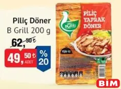 B Grill Piliç/Tavuk Döner 200 g