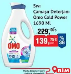 Omo Cold Power Sıvı Çamaşır Deterjanı 1690 ml