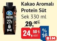 Sek Kakao Aromalı Protein Süt 330 ml