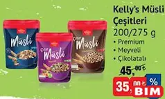 Kelly's Müsli Çeşitleri