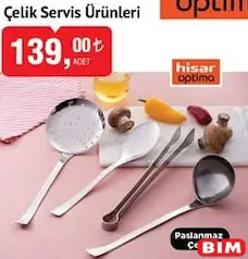 Hisar Optima Çelik Servis Ürünleri