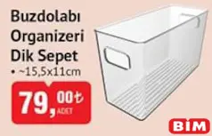 Buzdolabı Organizeri Dik Sepet