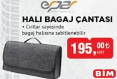 Erpar Halı Bagaj Çantası