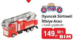 Aya Toys Oyuncak Sürtmeli İtfaiye Aracı