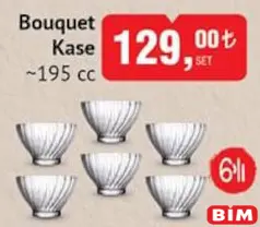 Paşabahçe Bouquet Kase 195 cc 6'lı