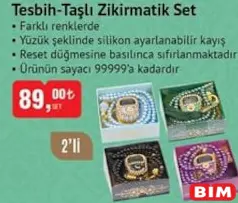 Tesbih-Taşlı Zikirmatik Set 2'li