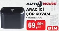 Autoware Araç İçi Çöp Kovası