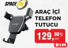 Space Araç İçi Telefon Tutucu