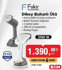 Fakir Dikey Buharlı Ütü