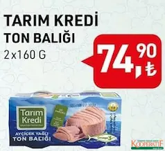 Tarım Kredi Ton Balığı 2x160 g