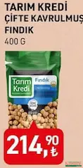 Tarım Kredi Çifte Kavrulmuş Fındık 400 g