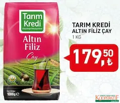 Tarım kredi Altın Filiz Çay 1 kg