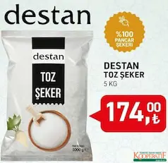 Destan Toz Şeker 5 kg