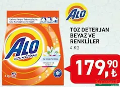 Alo Toz Deterjan Beyaz ve Renkliler 4 kg