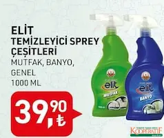 Elit Temizleyici Sprey Çeşitleri 1000 ml