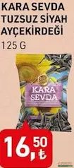 Kara Sevda Tuzsuz Siyah Ayçekirdeği 125 g 