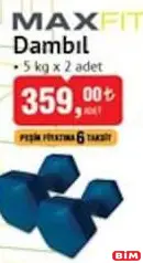 Maxfit Dambıl 5 kg x 2 Adet