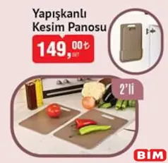 Yapışkanlı Kesim Panosu 2'li