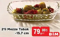 Paşabahçe 2’li Mezze Tabak