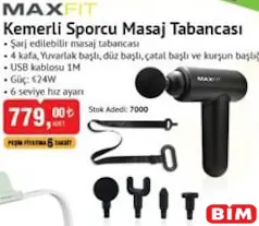 Maxfit Kemerli Sporcu Masaj Tabancası