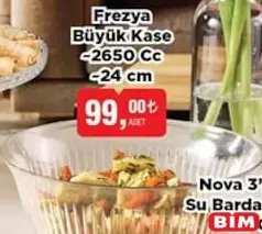 Paşabahçe Frezya Büyük Kase