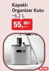 Kapaklı Organizer Kutu 6,2 L