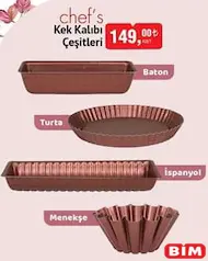 Mehtap Chef's Kek Kalıbı Çeşitleri