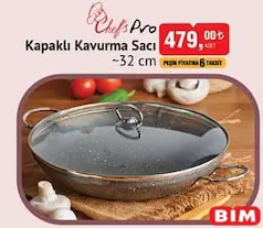 Chef 's Pro Kapaklı Kavurma Sacı