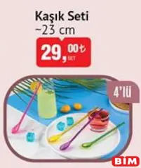 Kaşık Seti 23 cm 4'lü