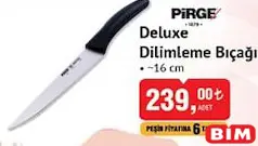 Pirge Deluxe Dilimleme Bıçağı 16 cm