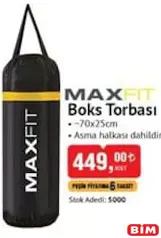 Maxfit Boks Torbası 70x25 cm