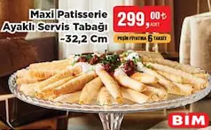 Paşabahçe Maxi Patisserie Ayaklı Servis Tabağı