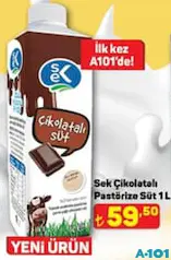 Sek Çikolatalı Pastörize Süt 1 L