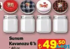 Sunum Kavanozu 6'lı 40 cc