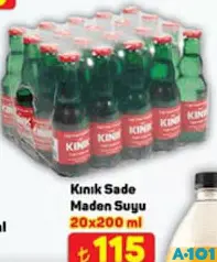 Kınık Sade Maden Suyu 20x200 ml