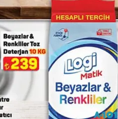 Logi Beyazlar&Renkliler Toz Deterjan 10 kg