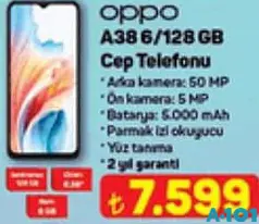 Oppo A38 6/128 GB Cep Telefonu