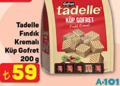 Tadelle Fındık Kremalı Küp Gofret 200 g