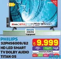 Philips HD LED Smart TV Dolby Audio Titan OS Akıllı Televizyon