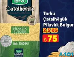 Torku Çatalhöyük Pilavlık Bulgur 2,5 kg