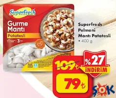 Superfresh Pelmeni Mantı Patatesli 400 g