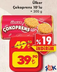 Ülker Çokoprens 10'lu 300 g