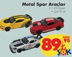 Oyuncak Metal Spor Araçlar