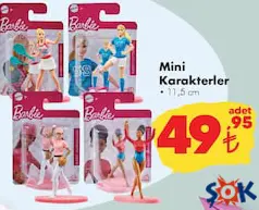 Oyuncak Barbie Mini Karakterler 11,5 cm