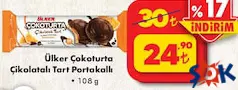 Ülker Çokoturta Çikolatalı Tart Portakallı 108 g