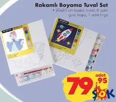 Rakamlı Boyama Tuval Set