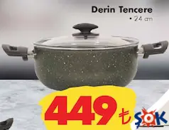 Kumsal Derin Tencere 24 cm