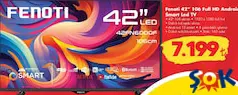 Fenoti 42 inç Full HD Android Smart LED TV Akıllı Televizyon