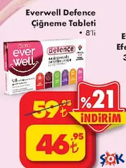 Ülker Everwell Defence Çiğneme Tableti 8'li