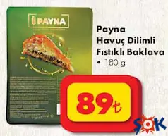 Payna Havuç Dilimli Fıstıklı Baklava 180 g